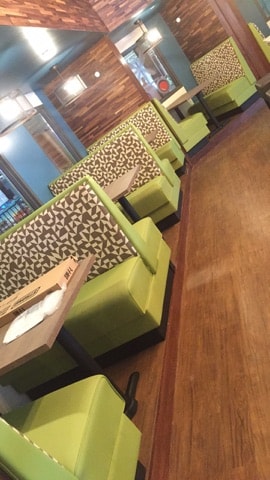 Restaurant Booth Reupholstery